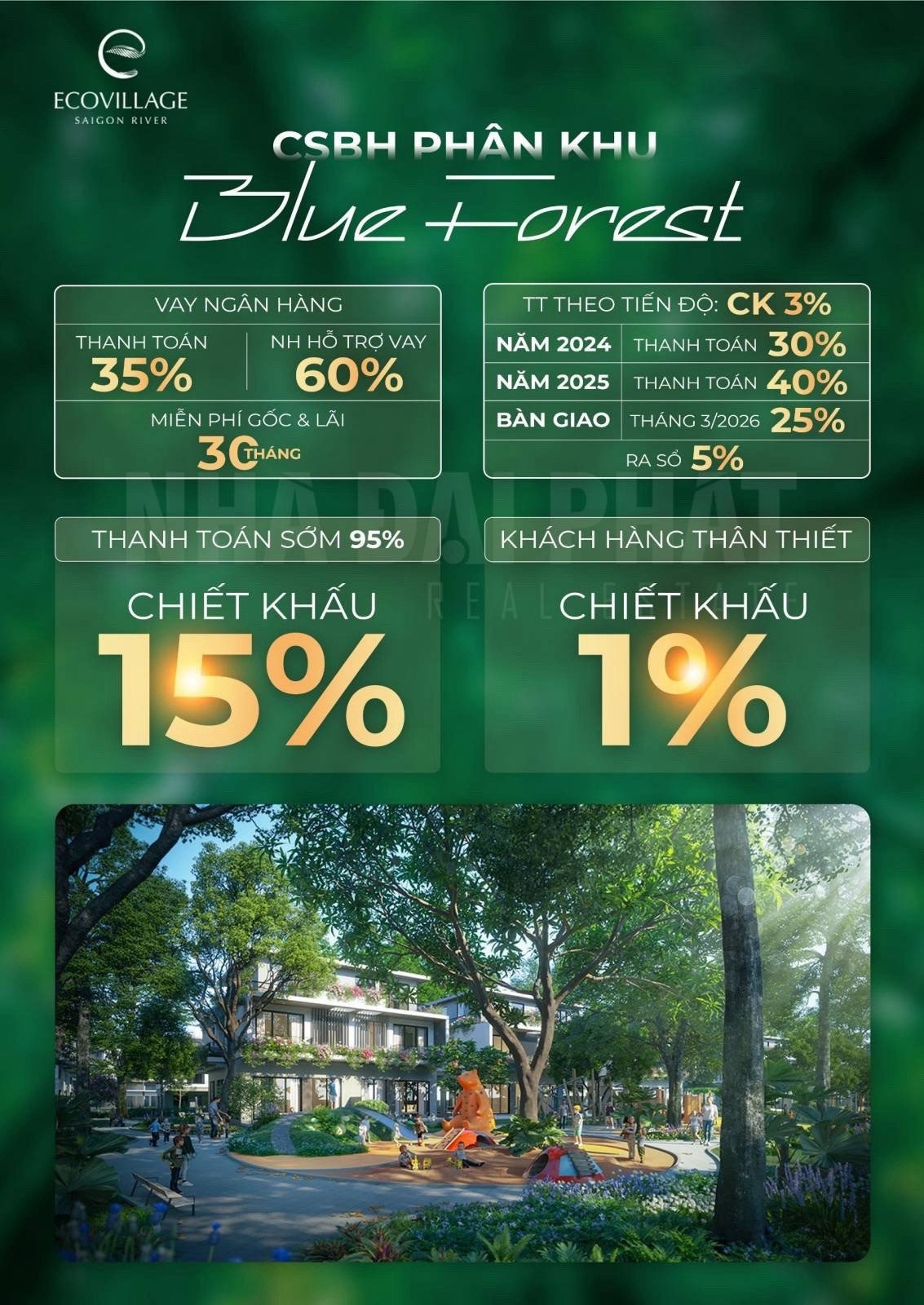 phân khu Blue Forest mở bán 7.7.2024