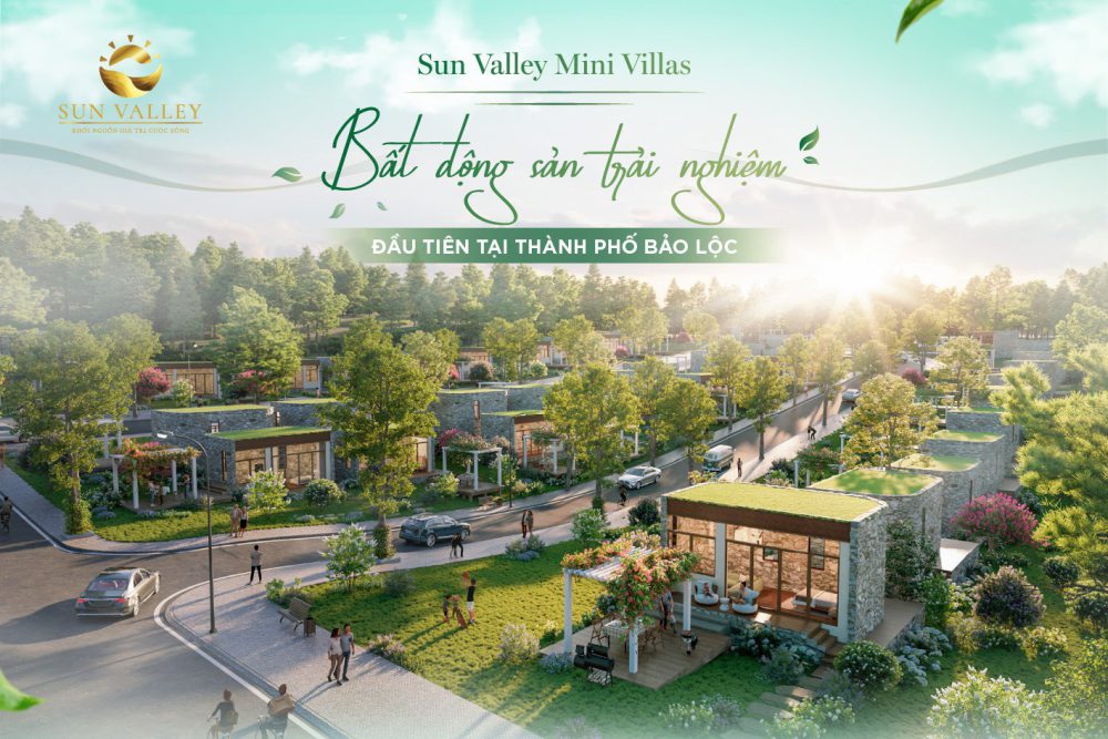 Sản phẩm biệt thự mini Sun Villas Đất nền Sun Valley Bảo Lộc