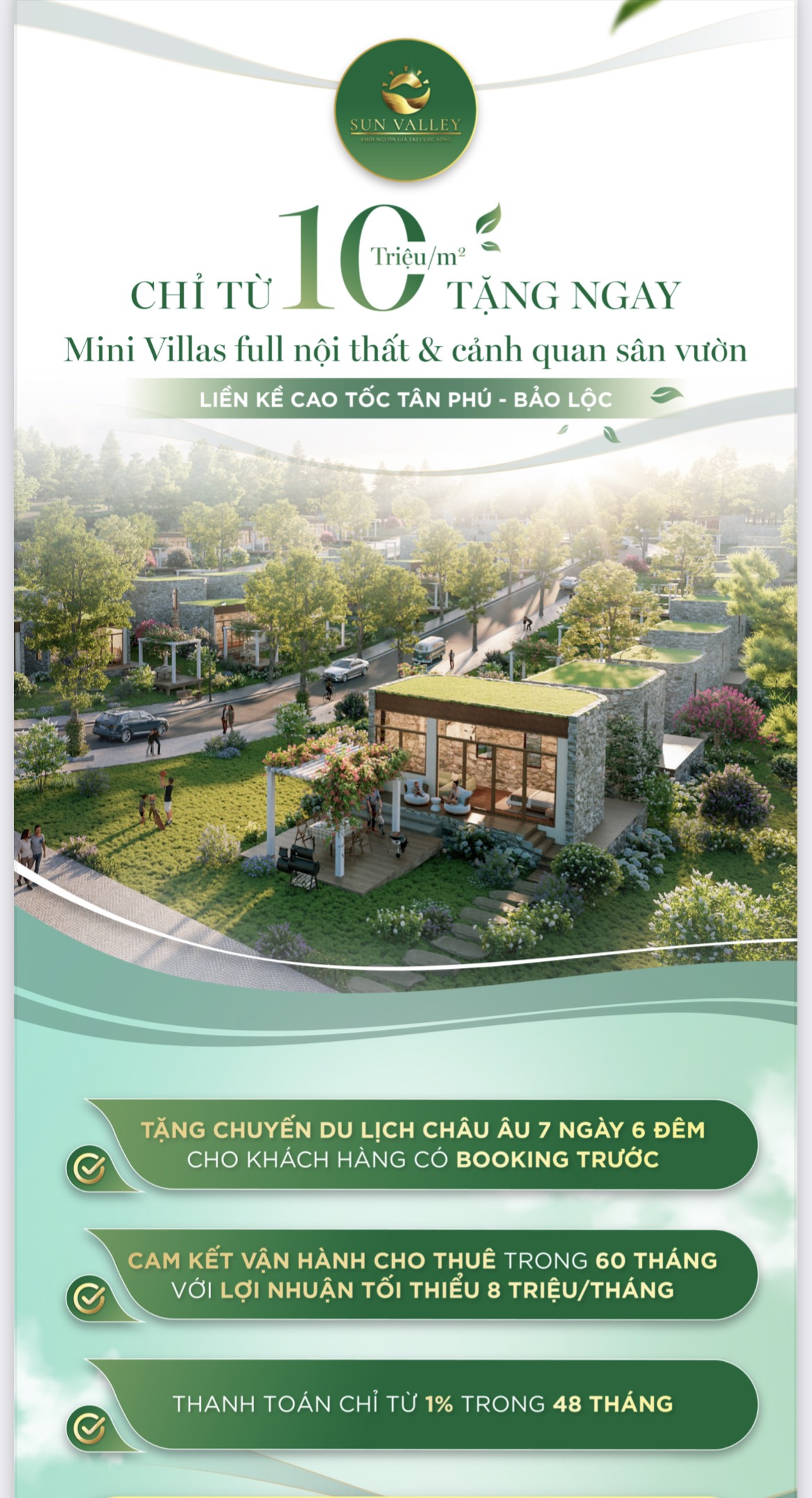 chính sách bán hàng Sun mini Villas
