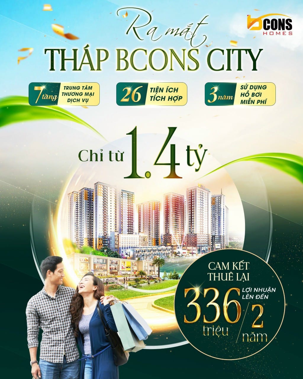 giá bán căn hộ bcons city