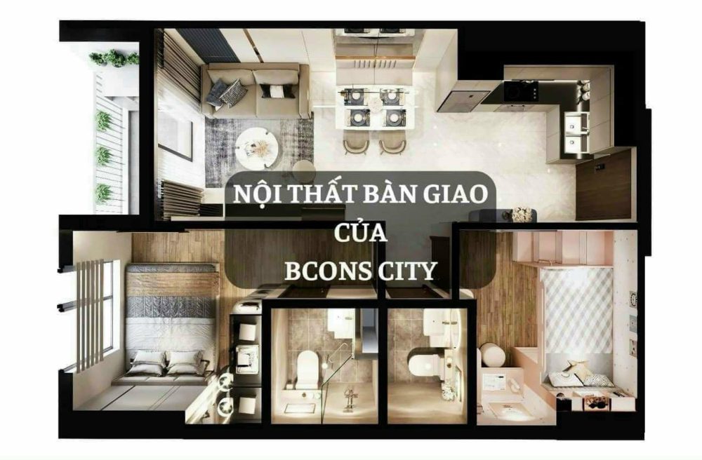 nội thất bàn giao căn hộ