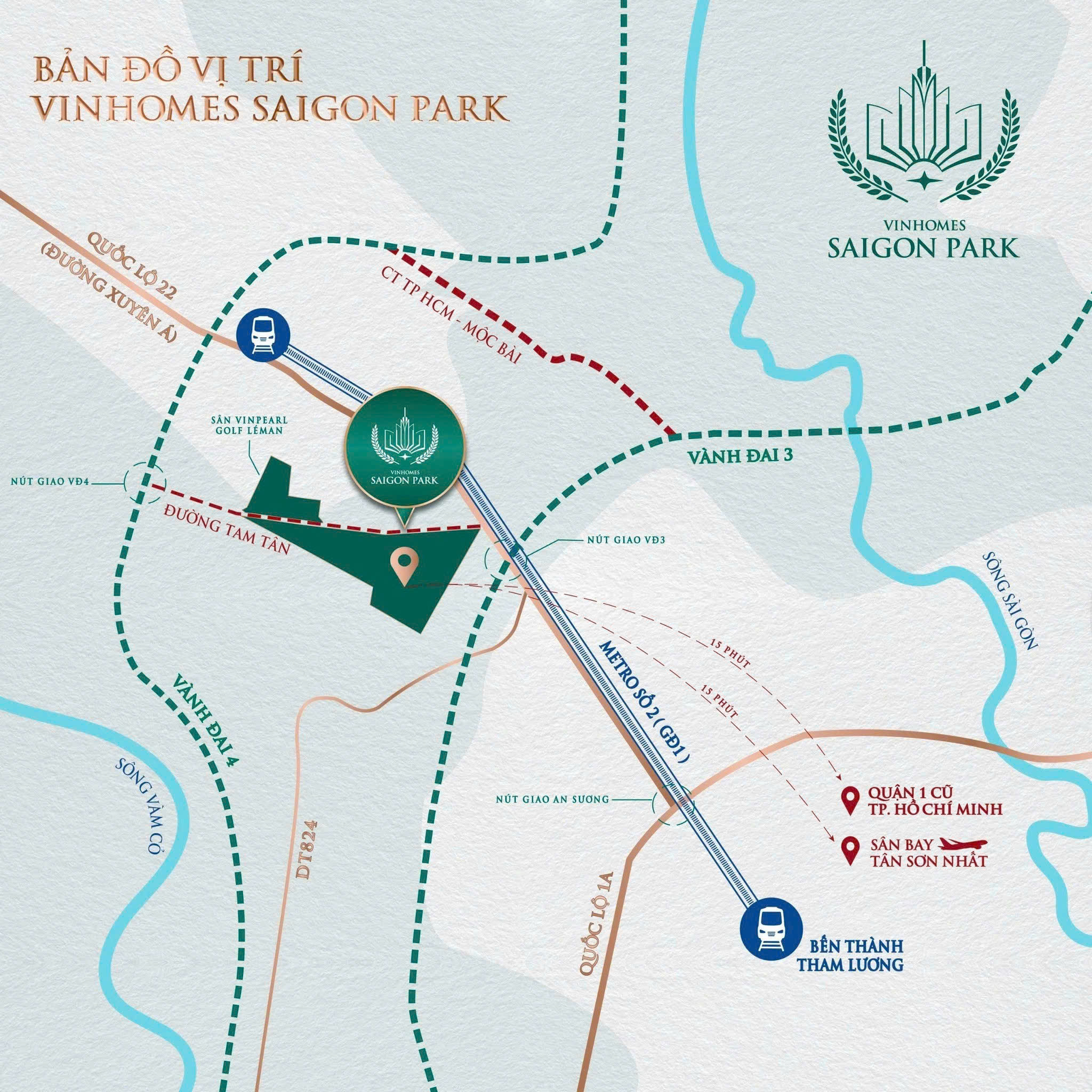 vị trí Vinhomes SaiGon Park